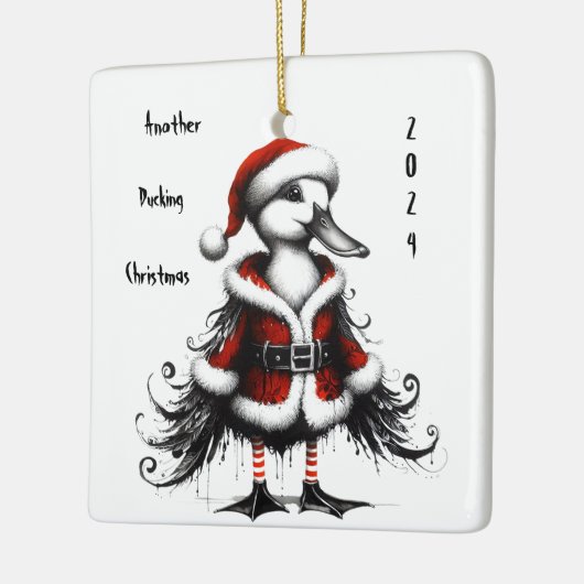 Gothic Duck Tree Ornament (Links)