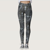 Gothic Dungeon Gothic Skulls Fantasy Demon Helm Leggings (Voorkant)