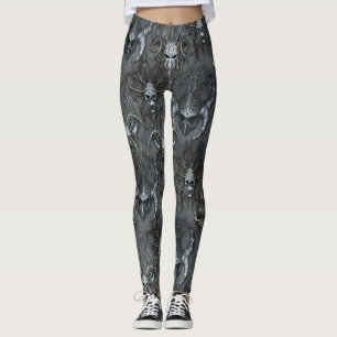 Gothic Dungeon Gothic Skulls Fantasy Demon Helm Leggings