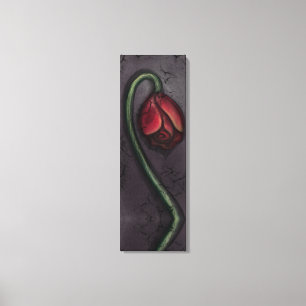Gothic Dying Roos Haunted House Art Poster Canvas Afdruk