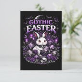 Gothic Easter Bedankkaart (Staand voorkant)