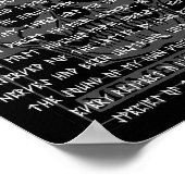 Gothic Edgar Allan E Memento Mori Skull Halloween  Poster (Hoek)