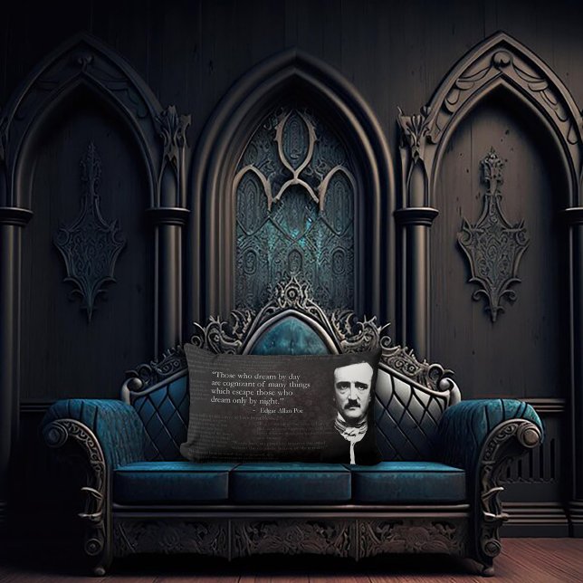 Gothic Edgar Allan Poe  Kussen (Creator heeft geüpload)