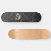 Gothic Edgar Poe Crow Skull Dark Persoonlijk Skateboard (Horizontaal)