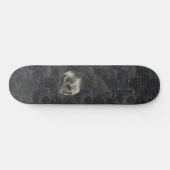Gothic Edgar Poe Crow Skull Dark Persoonlijk Skateboard (Horizontaal)