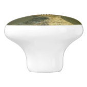 Gothic Edwardian Skeleton Ceramic Knob. Keramische Knop (Zijkant)