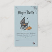 Gothic Een Baby is het brouwen van Luier Raffle Ba Informatiekaartje (Voorkant)