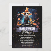 Gothic Eerie Faerie | Heksenfeest Halloween Pet Kaart (Voorkant)