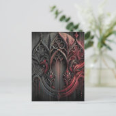 Gothic Elegance Briefkaart (Staand voorkant)