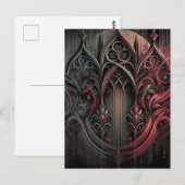 Gothic Elegance Briefkaart (Voorkant / Achterkant)