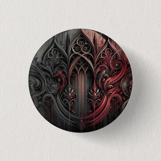 Gothic Elegance Button (Voorkant)
