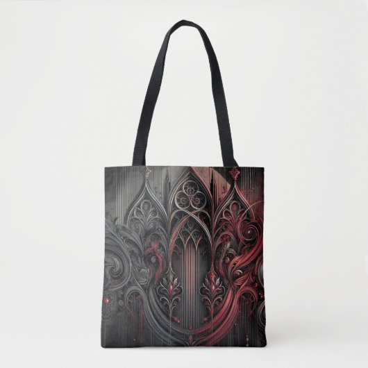 Gothic Elegance Canvas tas (Voorkant)