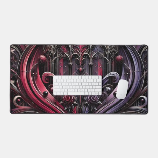 Gothic Elegance Grote bureau mat (Keyboard & Muis)