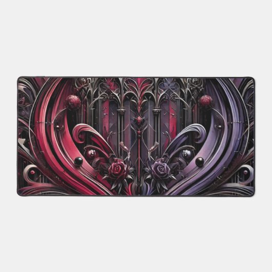 Gothic Elegance Grote bureau mat (Voorkant)