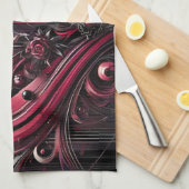 Gothic Elegance keukenhanddoek (Quarter Fold)