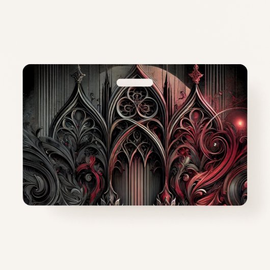 Gothic Elegance Naam Badge (Voorkant)