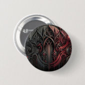 Gothic Elegance Round Pin Ronde Button 5,7 Cm (Voorkant /achterkant)
