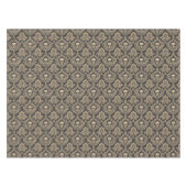 Gothic Elegance Skull Damask Tafelkleed (Voorkant (Horizontaal))