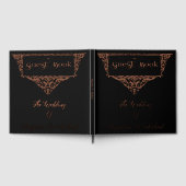 Gothic, elegante Folie Gastenboek (Volledig)