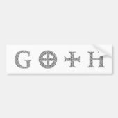 GOTHIC - Emo Alternative Grunge Rock Punk Bumpersticker (Voorkant)