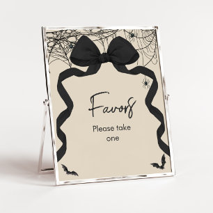 Gothic enge kleine Boo Favors bord Poster