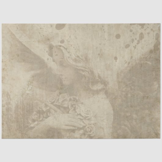 Gothic Engel Serie Design 2 Tissuepapier (Voorkant)