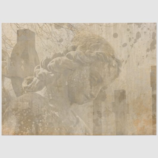 Gothic Engel Serie Design 3 Tissuepapier (Voorkant)