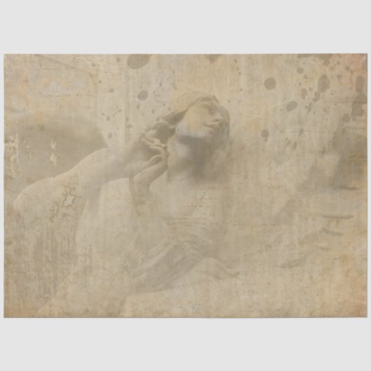 Gothic Engel Serie Design 4 Tissuepapier (Voorkant)