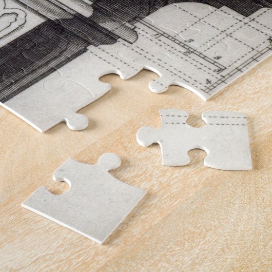 Gothic Entablatation and Capital Legpuzzel (Zijkant)