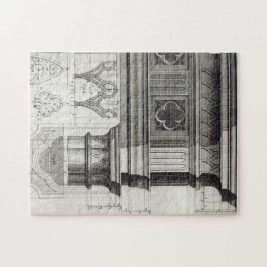 Gothic Entablatation and Capital Legpuzzel (Horizontaal)