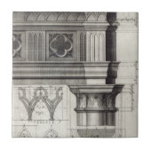 Gothic Entablatation and Capital Tegeltje (Voorkant)