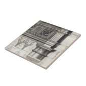 Gothic Entablatation and Capital Tegeltje (Zijkant)