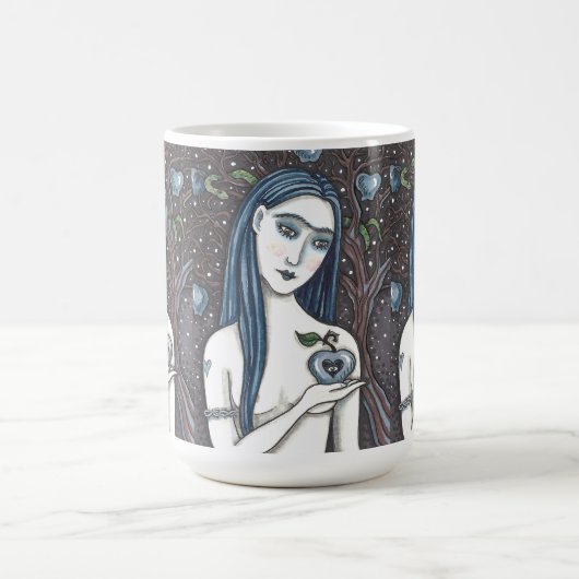 GOTHIC EVA, DUISTERE TUIN VAN EDEN, VROUW, SLANG KOFFIEMOK (Center)