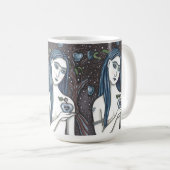 GOTHIC EVA, DUISTERE TUIN VAN EDEN, VROUW, SLANG KOFFIEMOK (Voorkant rechts)