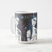 GOTHIC EVA, DUISTERE TUIN VAN EDEN, VROUW, SLANG KOFFIEMOK (Voorkant links)