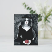 Gothic Eve Art Briefkaart (Staand voorkant)