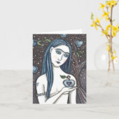 GOTHIC EVE, DONKERE KANT VAN EDEN, APPEL & SLANG B KAART (Gele Bloem)