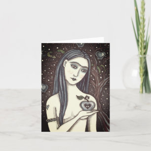GOTHIC EVE, DONKERE KANT VAN EDEN, APPEL & SLANG B KAART