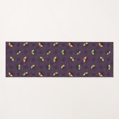 Gothic Eyes Witchy Paarse Patroon Occult Yogamat (Voorkant (horizontaal))