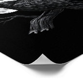 Gothic F-Caw-F Humor Funny Crow Poster (Hoek)