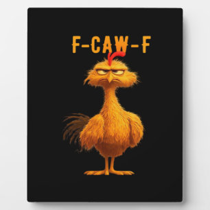 Gothic F-Caw-F Kraai Grappige Humor Fotoplaat