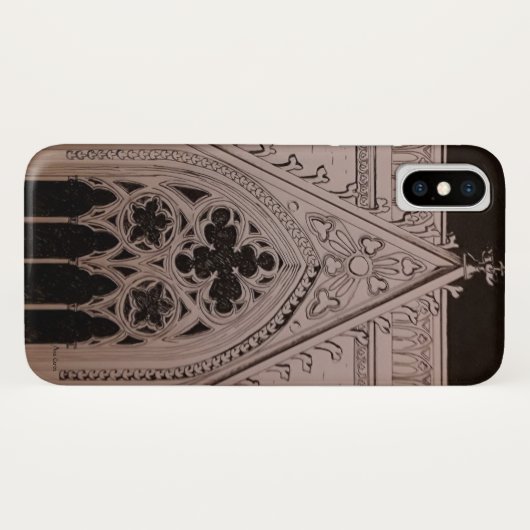 Gothic façade iPhone / iPad case (Achterkant (horizontaal))