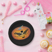 Gothic Face Jack-O-Lantern Papieren Bordje (Feest)