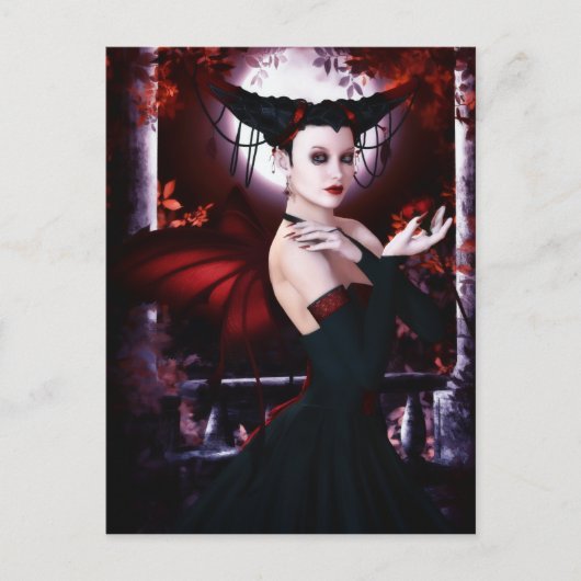 Gothic Fae Magnificence Briefkaart (Voorkant)