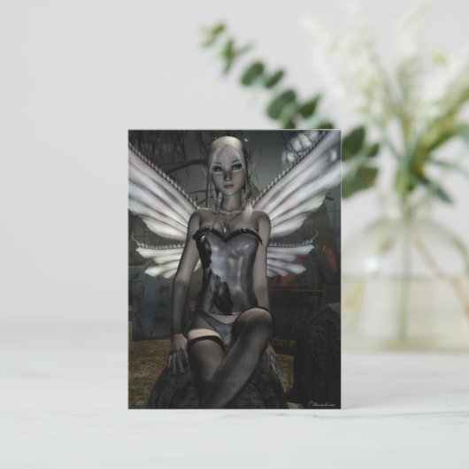 Gothic Fae Serie TRINITY Fantasy Art Briefkaart (Staand voorkant)