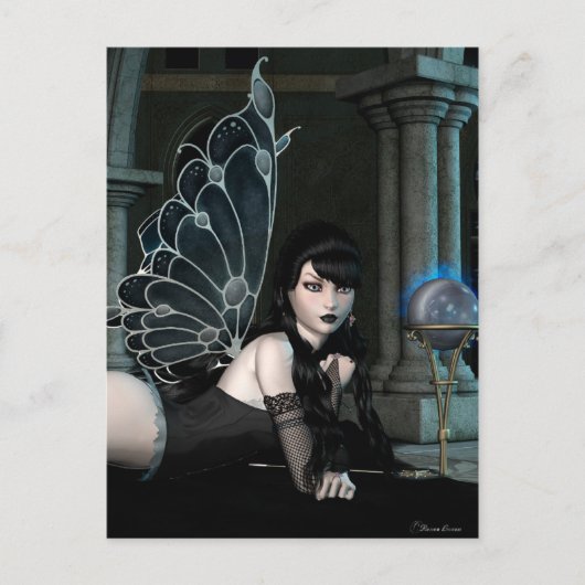 Gothic Fae Series ANNA Fantasy Art Briefkaart (Voorkant)