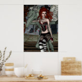 Gothic Fae Series BRIDGETTE Fantasy Art Poster (Keuken)