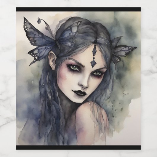 Gothic Fae Wijn Etiket (Enkel label)