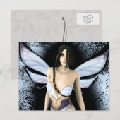 Gothic Faerie Solitude Artwork Briefkaart (Voorkant / Achterkant)