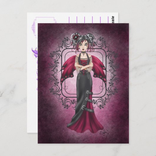 Gothic Faery Card Briefkaart (Voorkant / Achterkant)